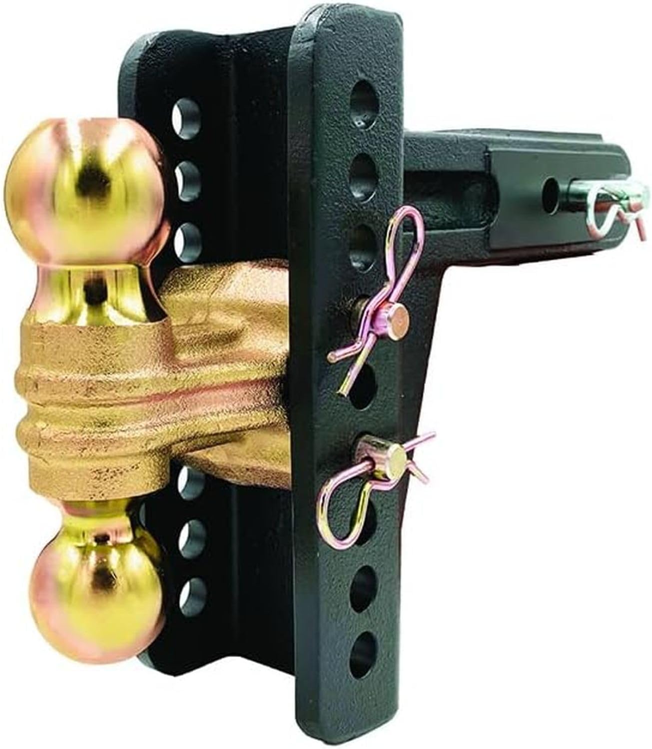 BLUE OX ADJ. BALL MOUNT; 2-1/2 RCVR; 6 DROP/RISE; 2 & 2-5/16 BALL; 20K BXH20261