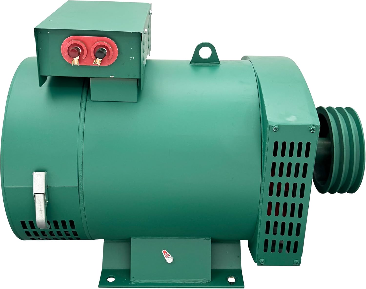 INTSUPERMAI 30KW Cast Iron Generator with Pure Copper Brush Motor - 220V Single-Phase Emergency Backup Power for Construction, Camping & Industrial Use,Carbon Brush Rated Power Low Noise