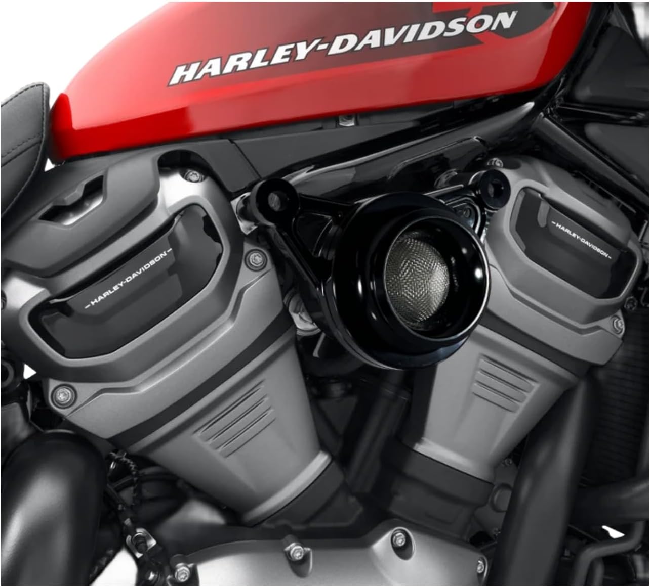 Velocity Stack Air Cleaner Air Filter Intake Fit For Harley Nightster 975 RH975 SPECIAL 2022 2023 RH975S (Black)