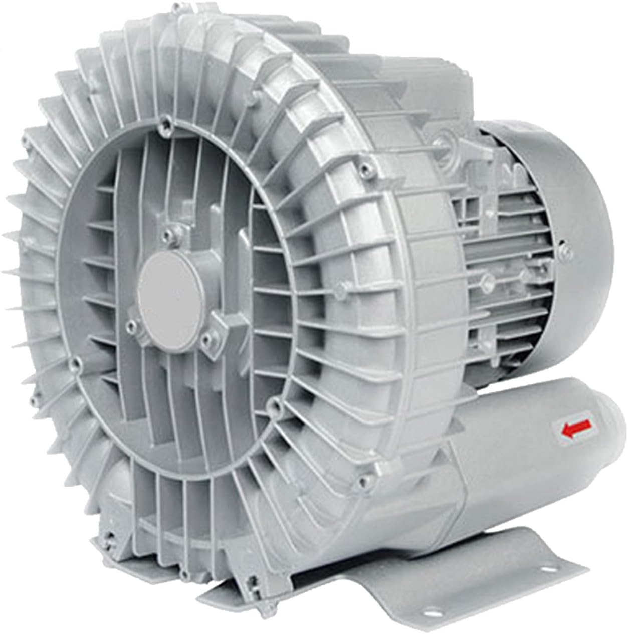 220V/380V Industrial Vortex Air Blower Pump, 250W Commercial Regenerative Electric Air Pump for Dust Removal, Ventilation, Factories, Workshops, Heavy-Duty Performance
