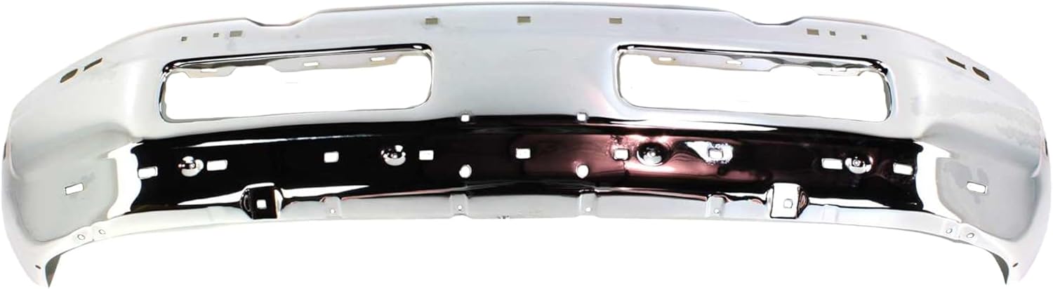Evan Fischer Bumper for Dodge Ram 1500 1994-2001 Front Chrome Steel For Models Without Sport Package Replaces # 55076599AG 55274749 CH1002256 CH1002172