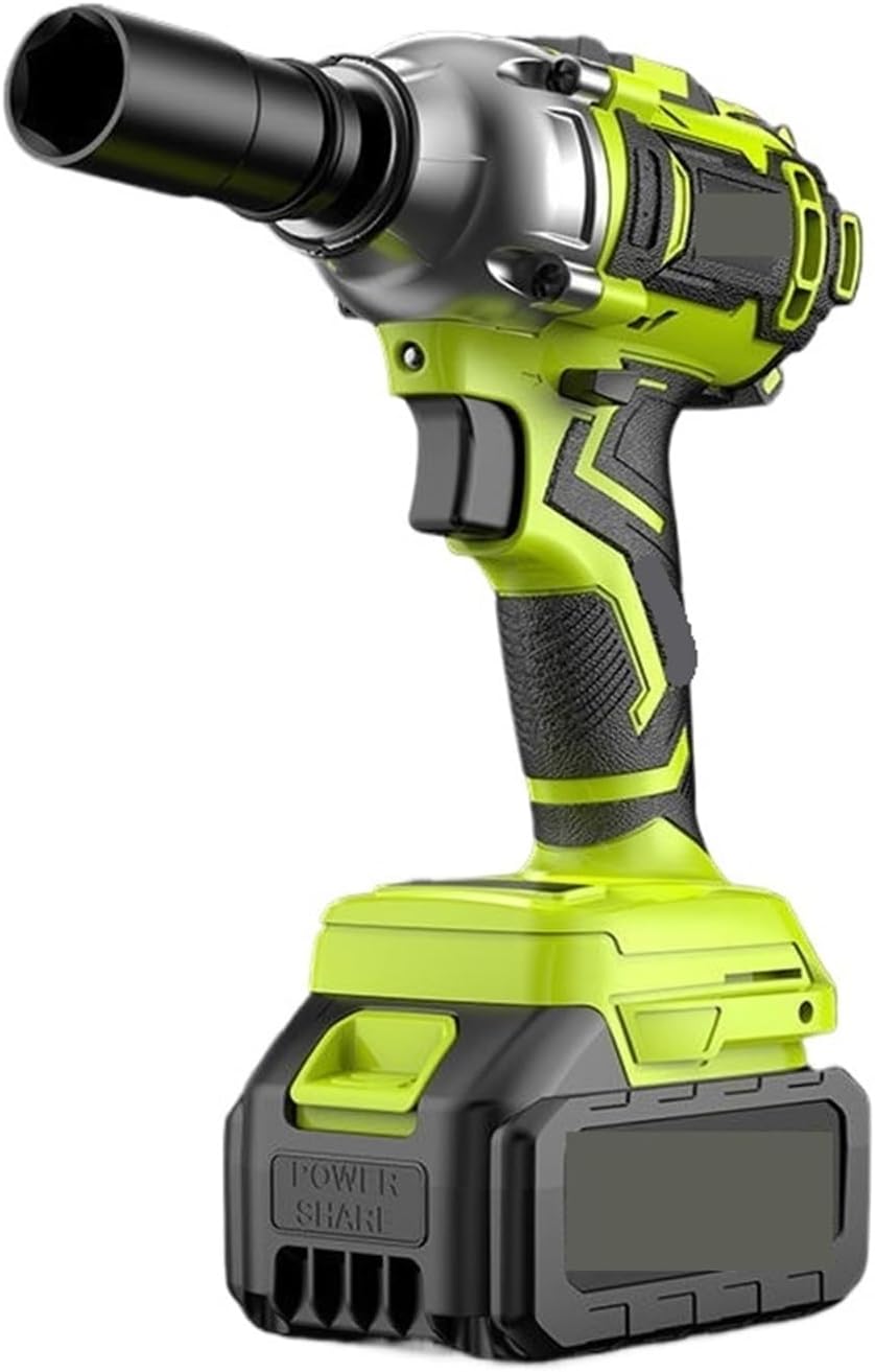 Cordless Impact Wrench, Cordless Brushless Impact Wrench High Torque Rechargeable Power Tool For Car Repair And Scaffold Work,for Car/Truck RV