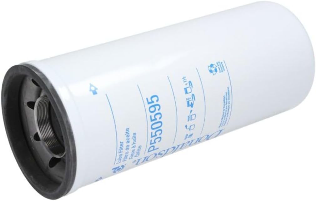 Donaldson P550595 Engine Oil Filter 11.69 in., Combination Type, Spin On Style, Synthetic Media Type