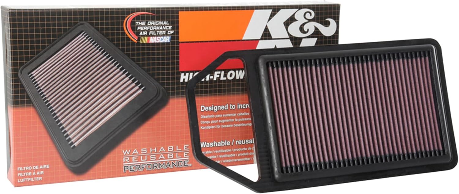 K&N Engine Air Filter: Increase Power & Towing, Washable, Premium, Replacement Air Filter: Compatible with 2015-2018 MARUTI SUZUKI (Baleno), 33-3114
