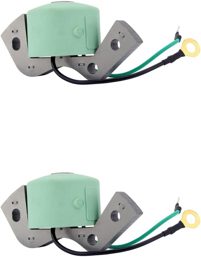 RMSTATOR Replacement for 2-Pack External Ignition Coils Johnson Evinrude 2/3 / 4/5 / 6/9 / 10/15 / 18/20 / 25/28 / 30/33 / 35 hp 1954-1990 | OEM 0584477/0582995 / 058931/0582370