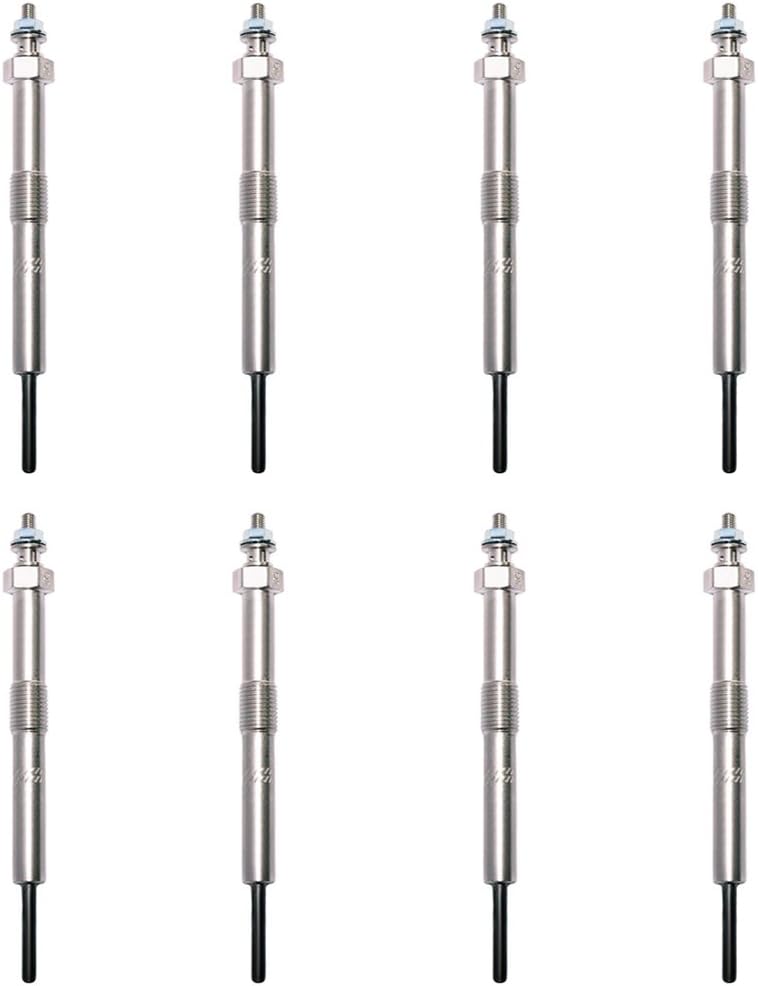 DieselRx DRX00057-8 - Glow Plugs For Duramax 6.6L with LLY, LBZ & LMM Engines - Pack of 8