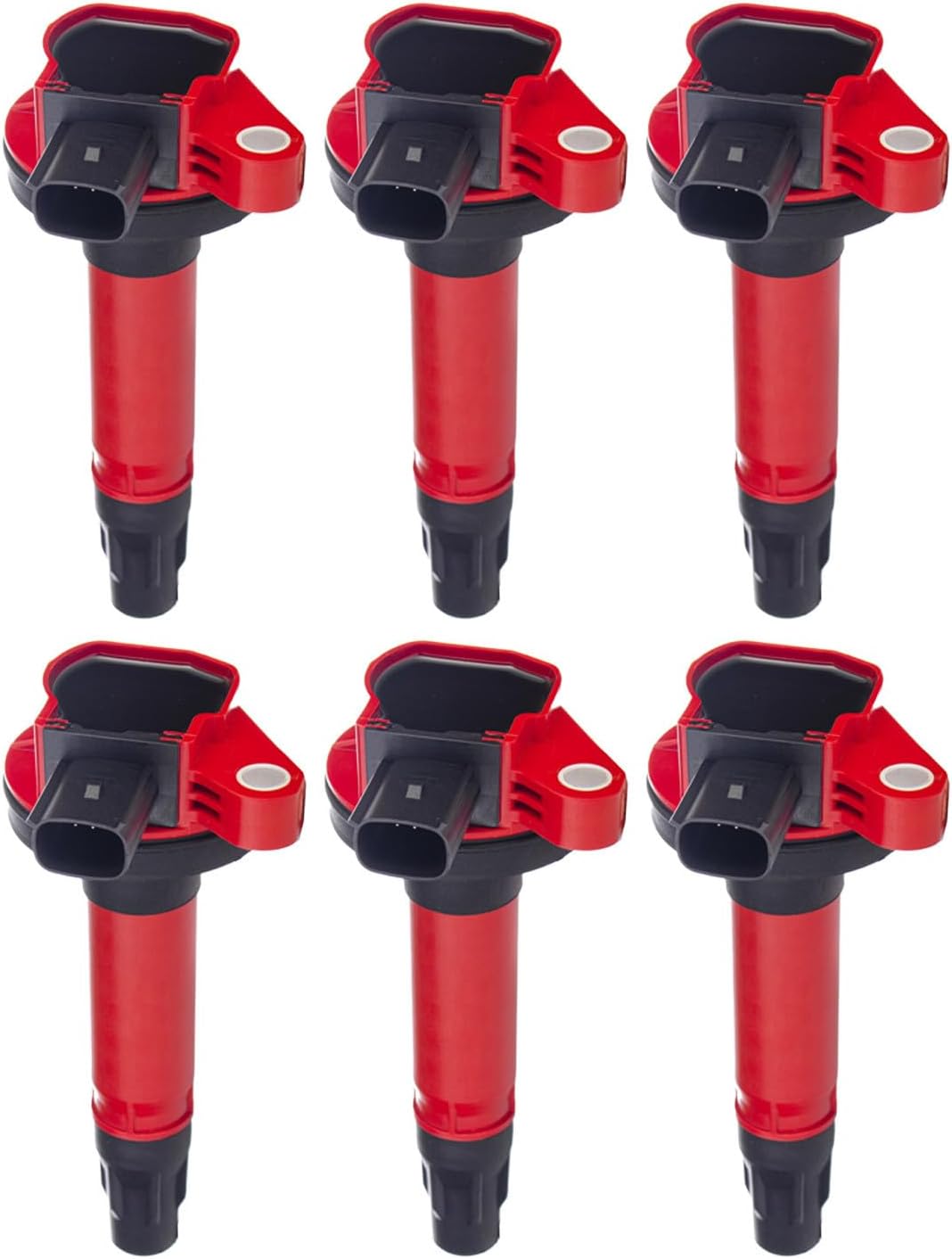 Ignition Coil Set 6 Piece High Temperature Epoxy Compatible with 11-23 Ford F-150 Explorer Flex Taurus Police Interceptor Transit-250 Transit-350 Lincoln MKS MKT Navigator