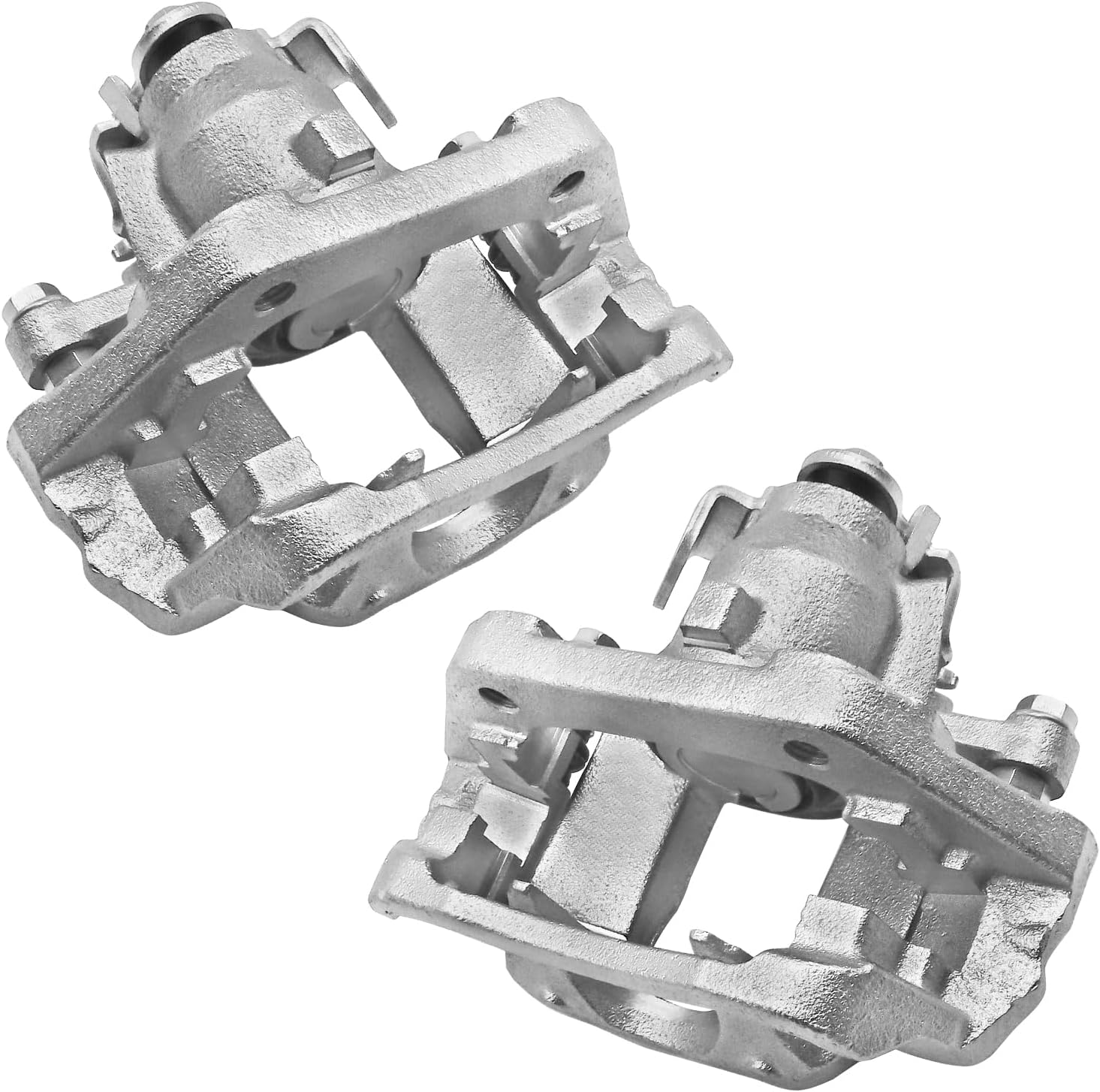 Rear Brake Calipers Assembly Pair Set of 2 Driver and Passenger Side Replacement for 2011 2012 2013 2014 Ford Edge, 2011 2012 2013 2014 2015 Lincoln MKX-OE No.: 18-B5299 & 18-B5298