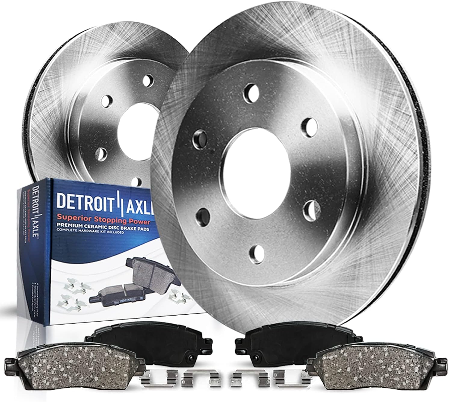 Detroit Axle - Rear Brake Kit for 03-06 Ford Expedition Lincoln Navigator Replacement 2003 2004 2005 2006 Brakes Rotor and Ceramic Brake Pads, Brakes and Rotors