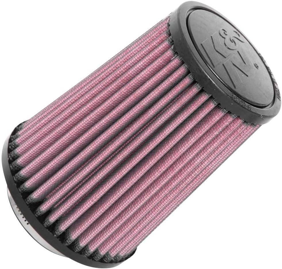 K&N High-Flow Original Lifetime Universal Clamp-On Air Filter: Performance, Premium, Washable: Flange Diameter: 2.5 In, Filter Height: 6 In, Flange Length: 0.75 In, Shape: Round Tapered, RU-5062XD