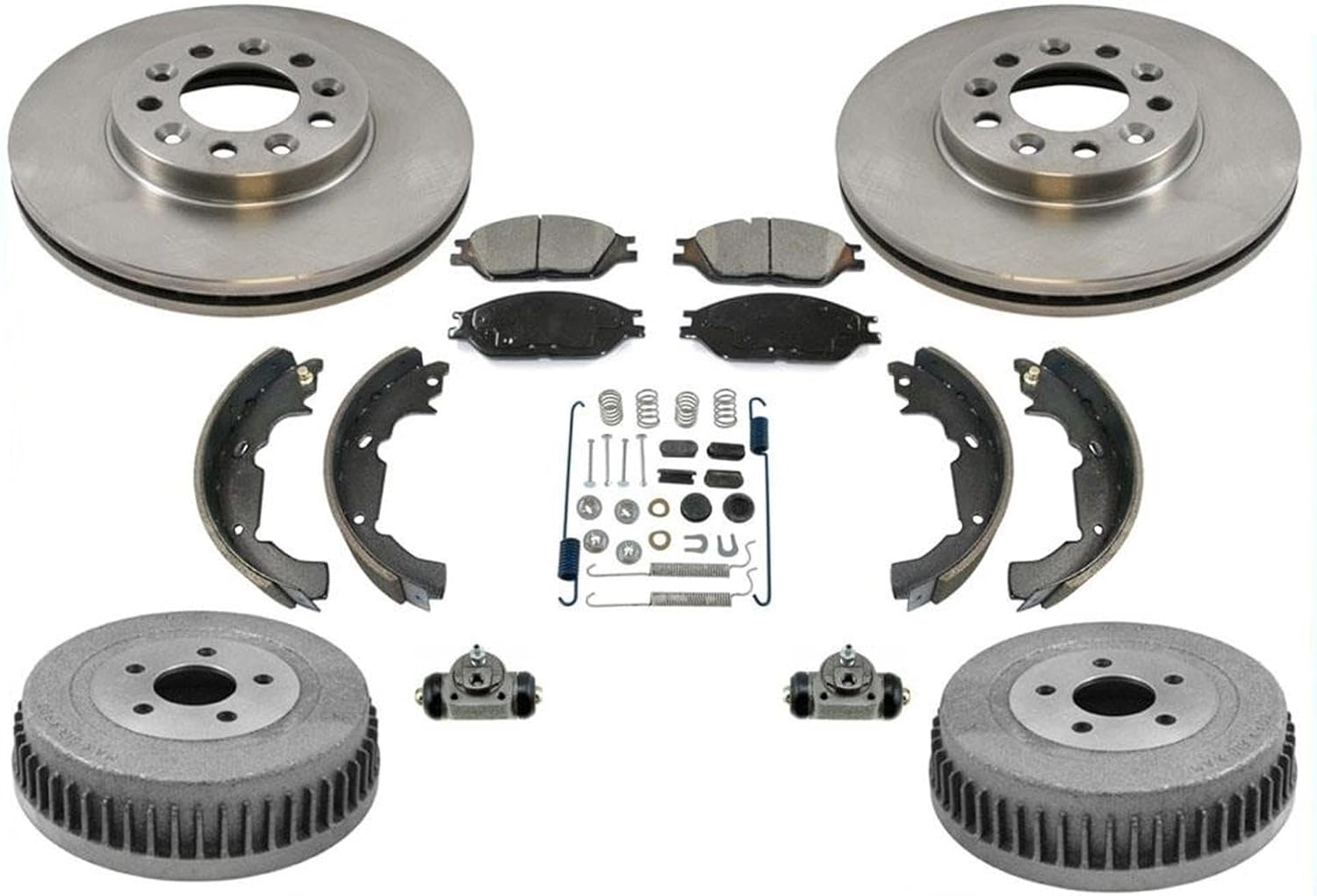 Rotors Drums Brake Pads Brake Shoes Spring Kit Cylinders for Ford Windstar 99-03
