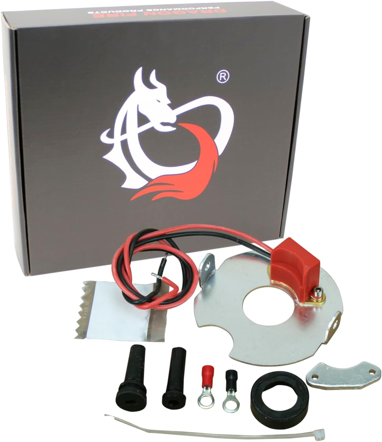 Dragon FIRE Performance Electronic Ignition Module Compatible with 4CYL Prestolite Distributor with 12 Volt Power OEM Fit MOD119