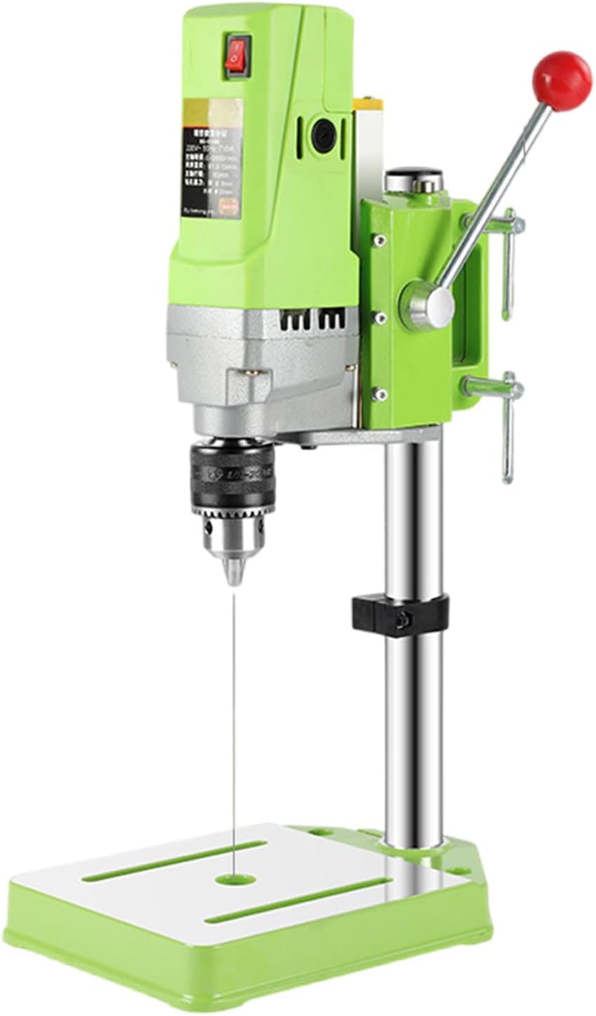 Precisions Benches Drill Press 0-2800RPM Adjustable Speed 710W Small Drilling Machine for Jewelers Woodworkers Use Small Drill Press