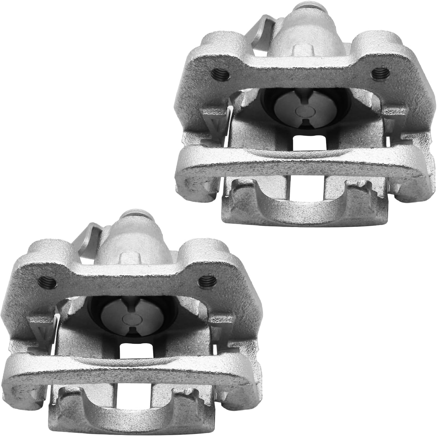 Anpulsero Rear calipers with bracket Compatible With Ford and Lincoln Models, 2013-2019 Explorer,2013-2019 Taurus,2013-2019 Flex,2013-2015 MKS,2013-2019 MKT,18-B5467 18-B5466,Rear Side,2 Pcs