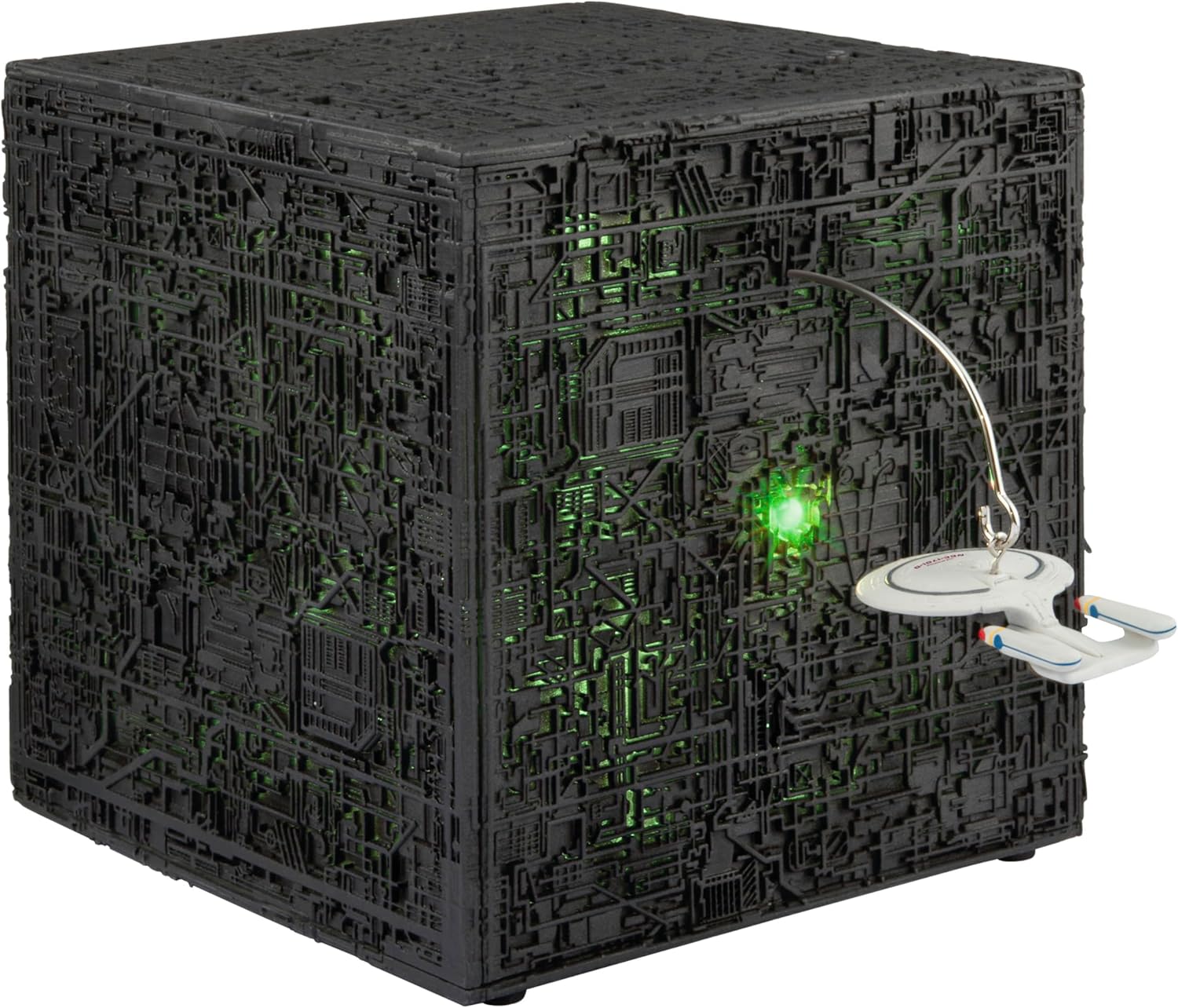 Hallmark Keepsake Christmas Tabletop Decoration 2025, Star Trek: The Next Generation Beware The Borg! with Light and Sound, Gifts for Trekkies