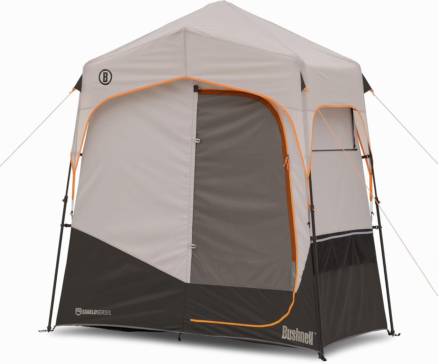 Bushnell Shower Tent with Instant Setup Technology | Shield Series 2 Room Shower Tent for Family Camping, Hunting, Hiking | Solar Water Reservoir Included