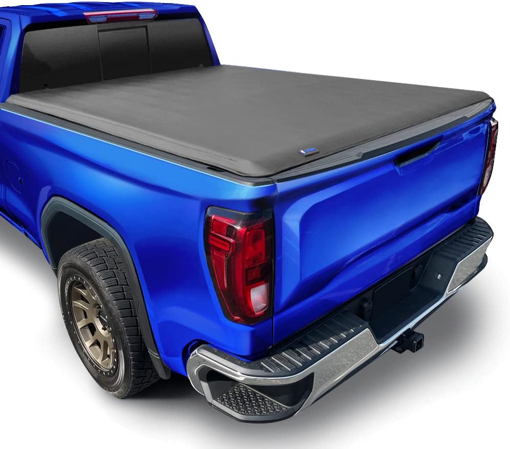 Tyger Auto T3 Soft Tri-fold Truck Bed Tonneau Cover Compatible with 2020-2025 Chevy Silverado GMC Sierra 2500 3500HD | 6'10