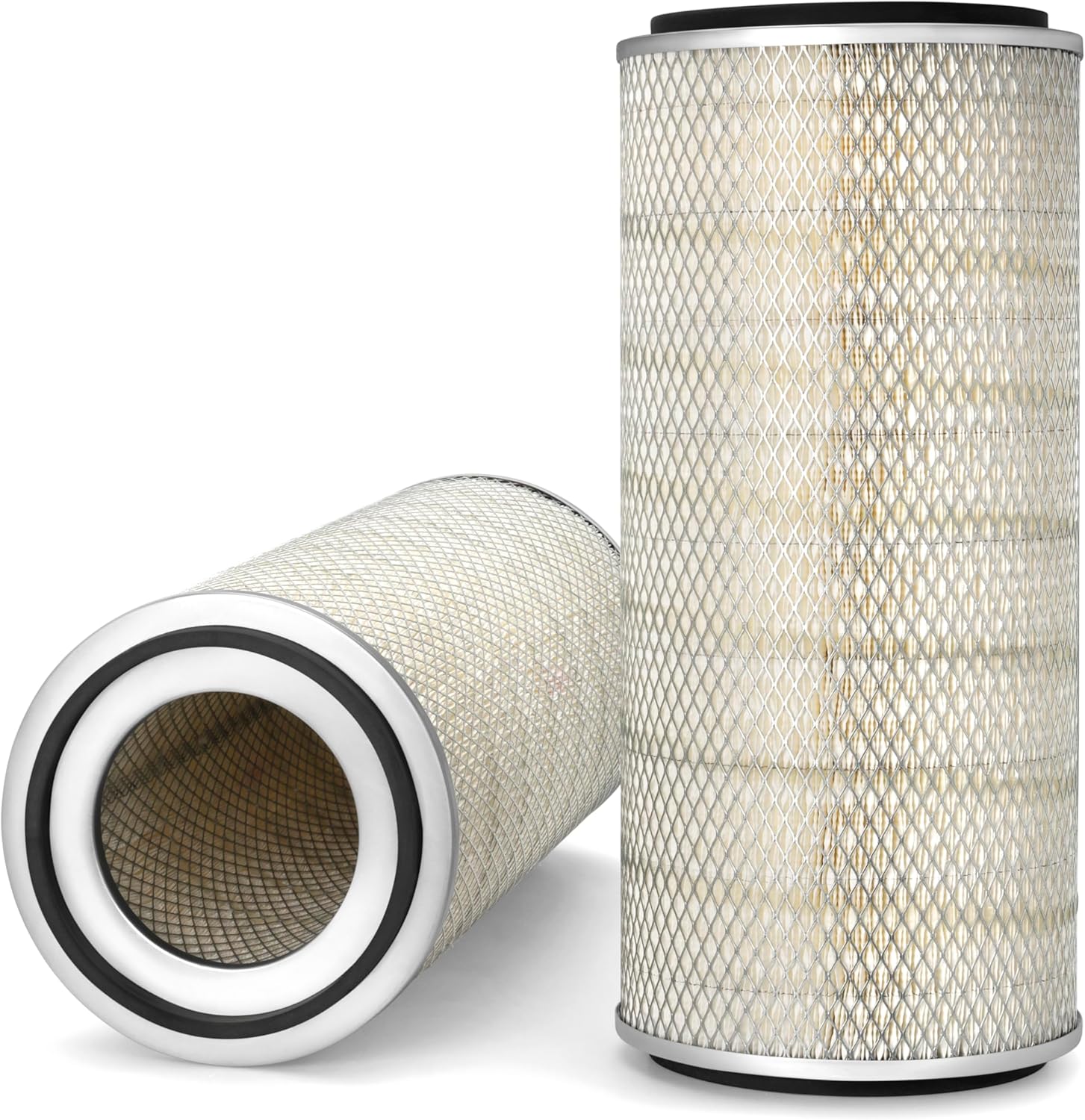 Air Filter 25081668 Replaces 3564110 AF853M 57MD26 7C8303 35277078 KW853M Compatible with Renault Kenworth W900 K100 K100E Mack MR688P MR688S MR690P MR DM MC Series Trucks