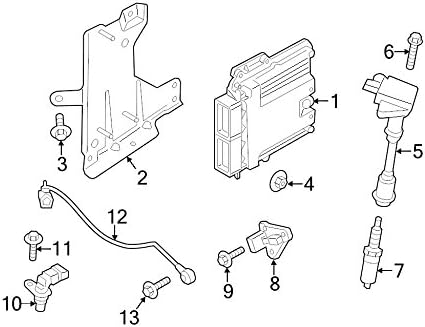 Genuine Ford Parts - Coil Asy - Ignition (DS7Z-12029-B)