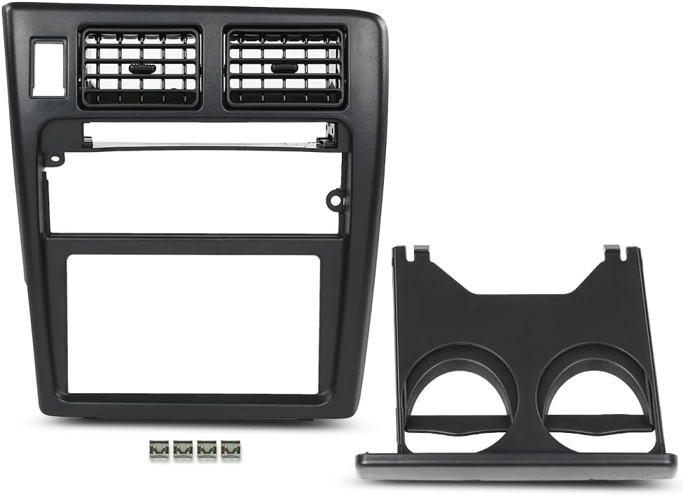 ANDPLAY Radio Dash Bezel Trim Compatible with Toyota Tacoma 1995 1996 1997 Black
