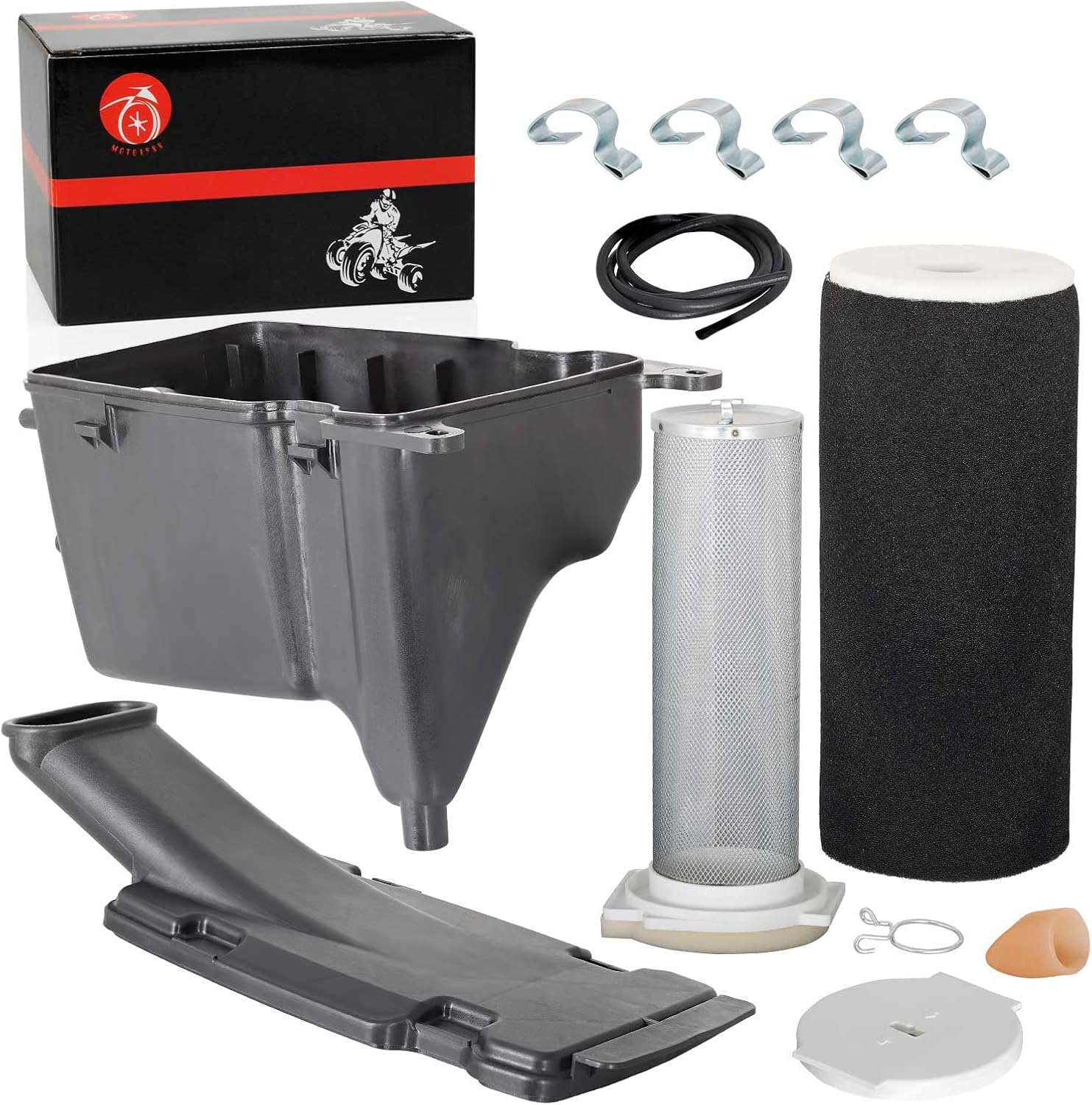Air Filter Guide Box Cleaner Case With Lid Cap For YAMAHA Raptor 350 2004-2013
