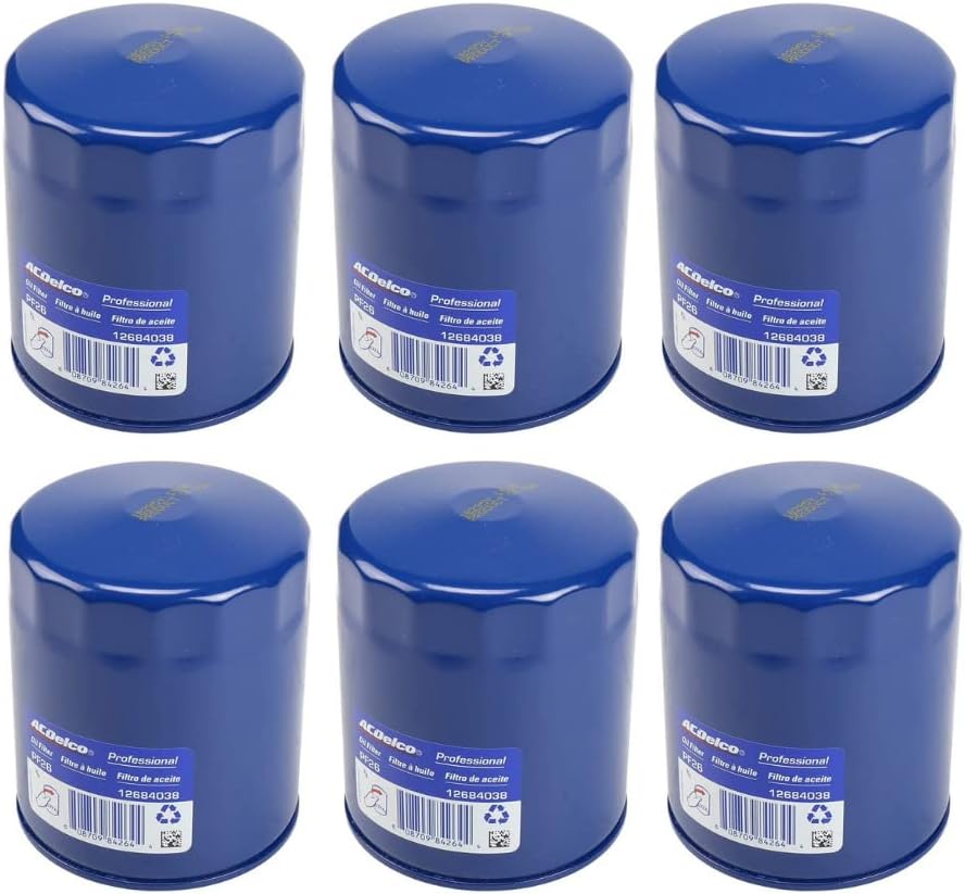 ACDelco PF26 Oil Filter GM Original Equipment (6 Pack)