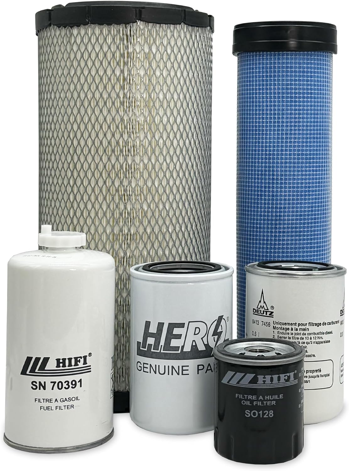 HERO庐 Maintenance Filter Kit For Vermeer BC1000XL Brush Chipper Cummins B3.3 Engine