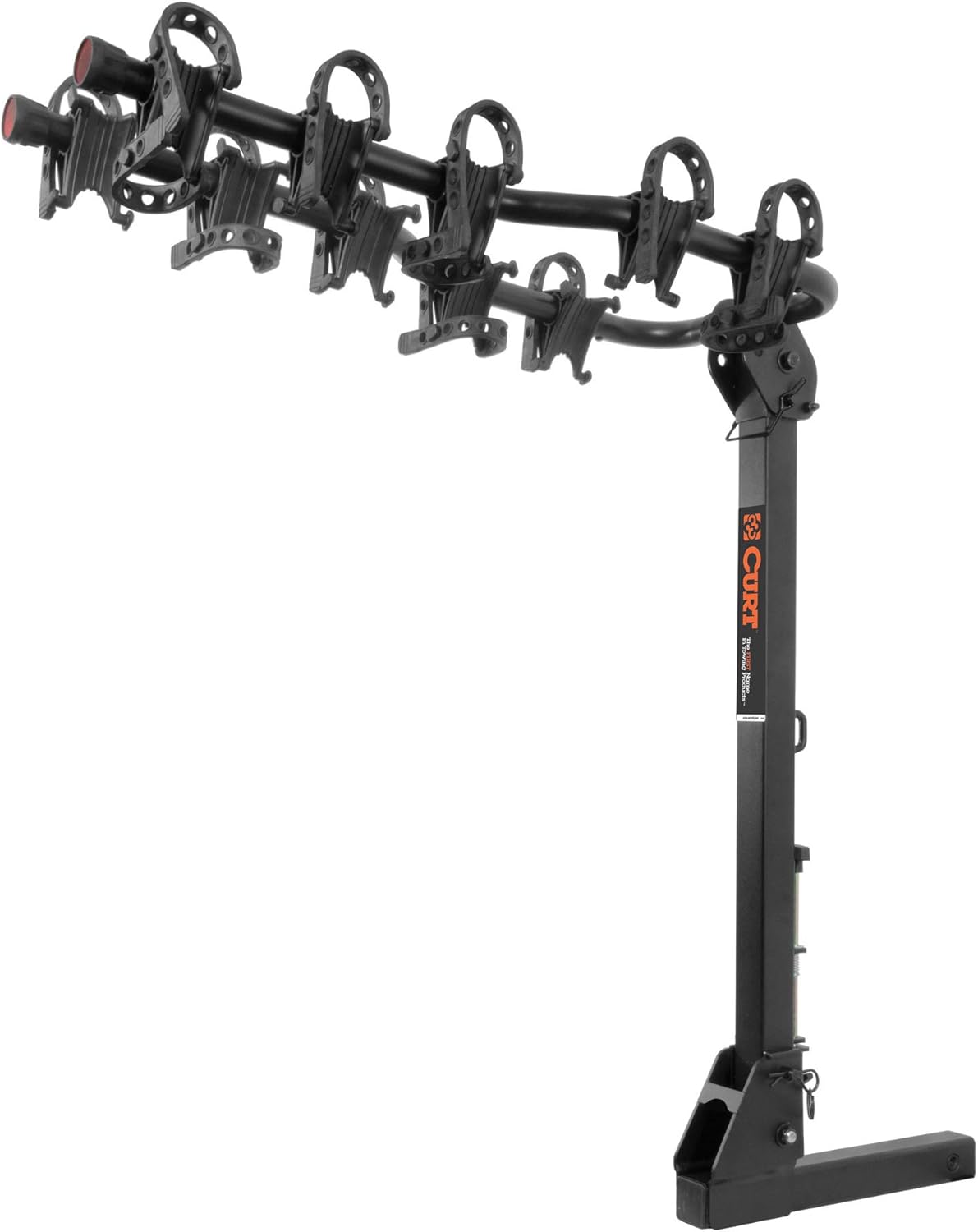 CURT 18065 Premium Trailer Hitch Bike Rack Mount, Fits 2-Inch Receiver, 5 Bicycles