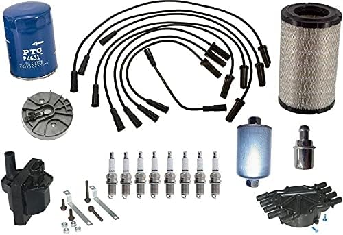 Spark Plugs Ignition Wires Cap Rotor For Chevrolet Pick Up 7.4L 96-00 16pc Kit