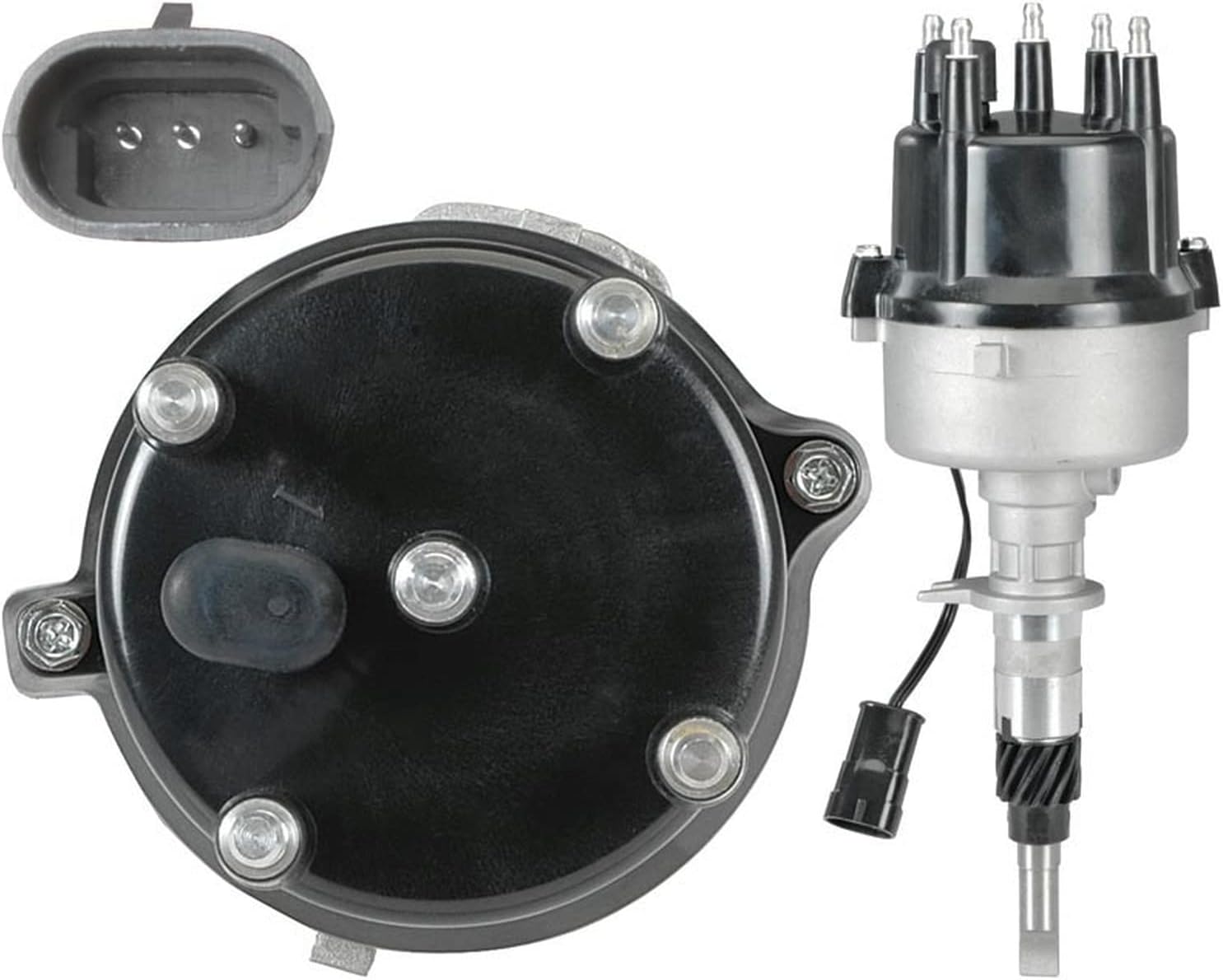 OEG Parts New Distributor Compatible With Dodge Dakota & Compatible With Jeep Cherokee TJ Wrangler 4-cyl 2.5 1994 1995 1996 1997 4723066 56027027 56027027AB 56027027AC