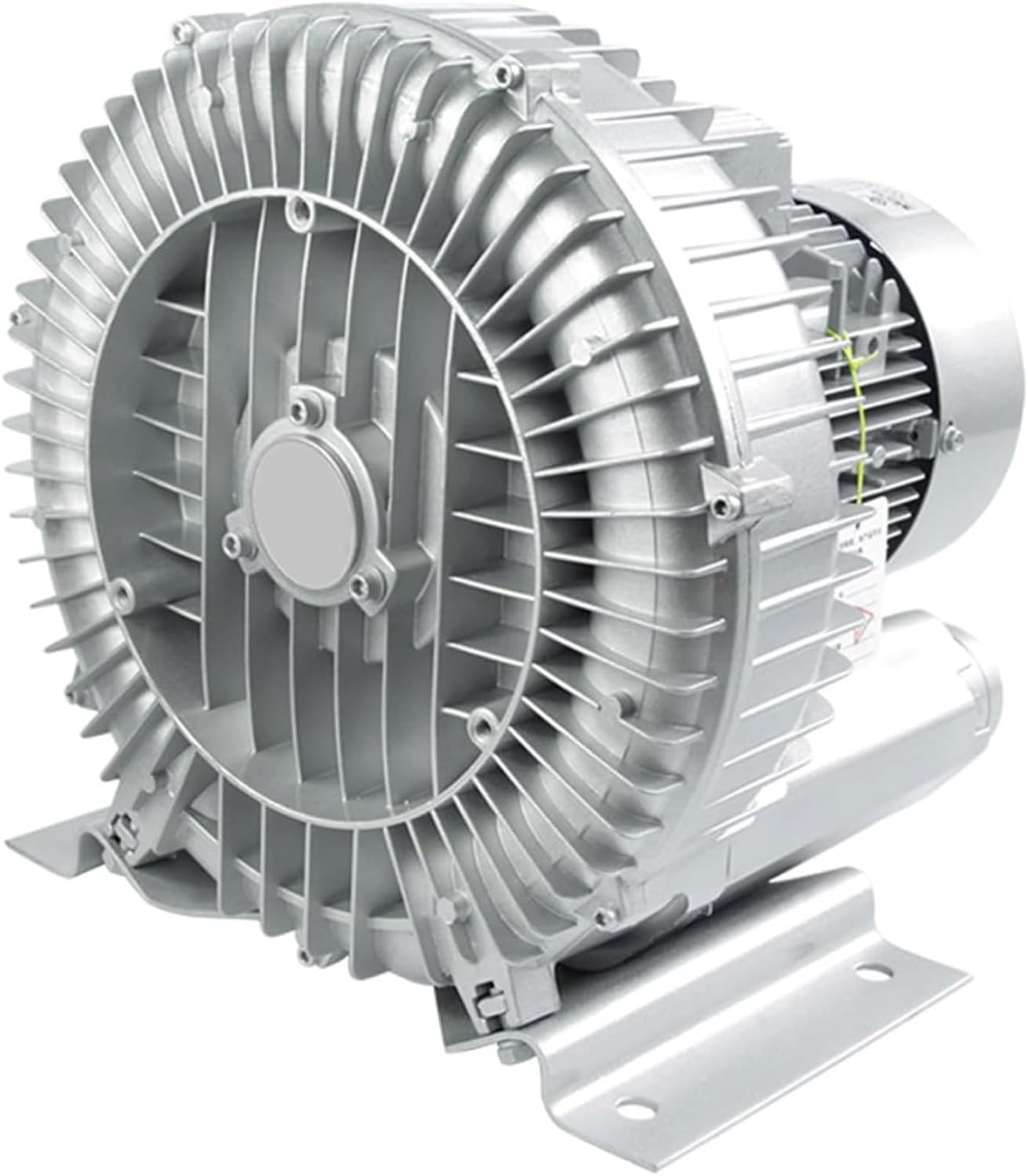 220V 120W~750WRegenerative Blower High-Pressure Vortex Ring Blower Industrial Fish Pond Aerator & Vacuum Pump for Air Blowing or Suction(350W)