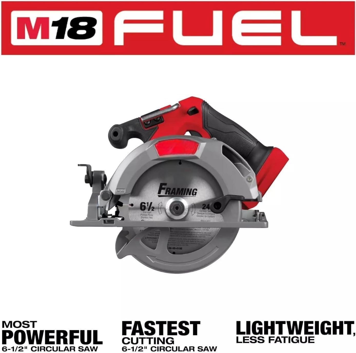 2833-20 For FUEL 6-1/2 Inch Circular Saw (Bare Tool) + TPT Premium cart shopinstrumentstd