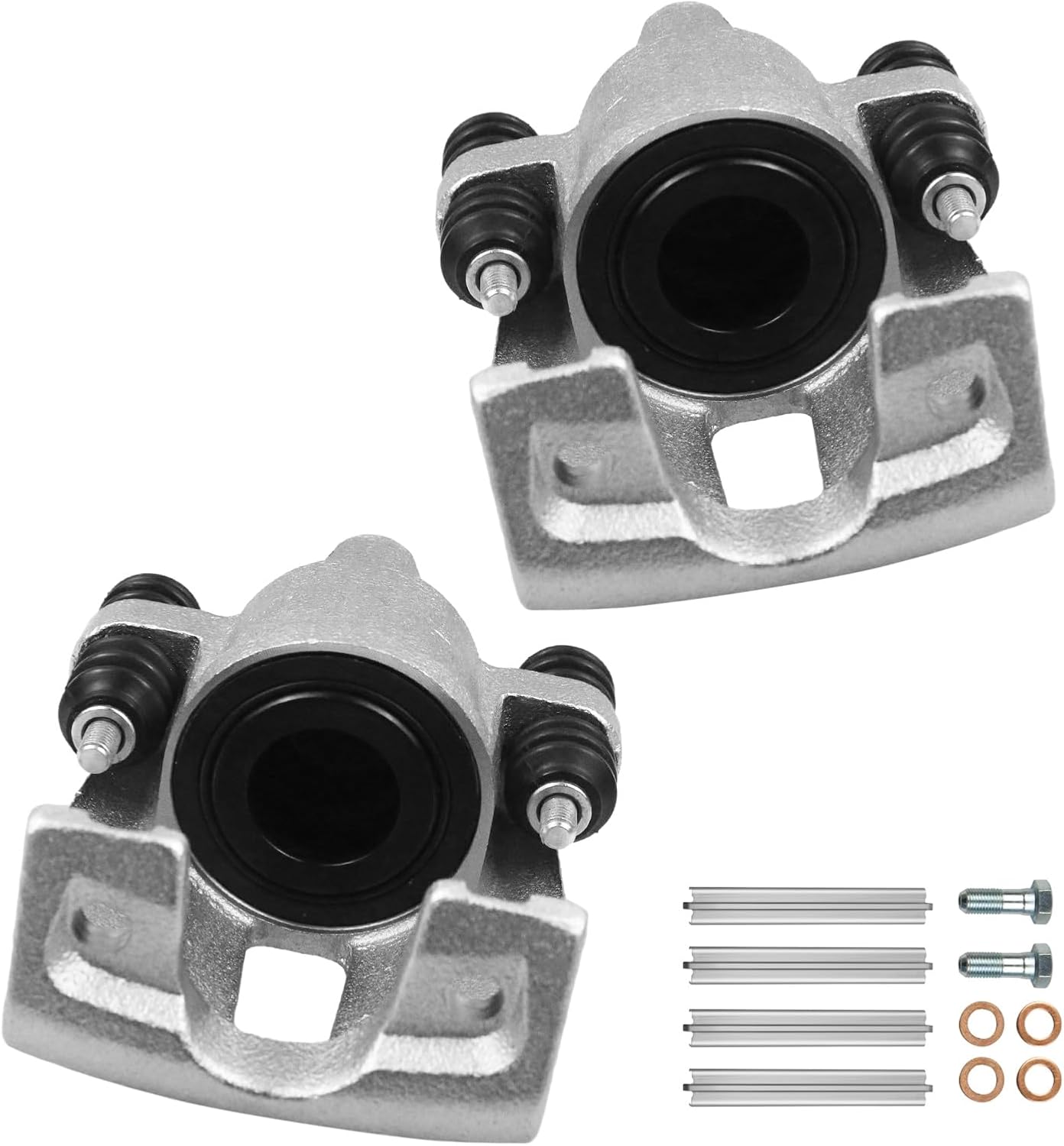 Rear Brake Caliper Without Bracket Compatible with Ford F-150 2004-2011, Lobo 2005-2009; Lincoln Mark LT 2006-2008,2010-2011, Rear Driver and Passenger Side Disc Assembly, 18-4859 18-4858