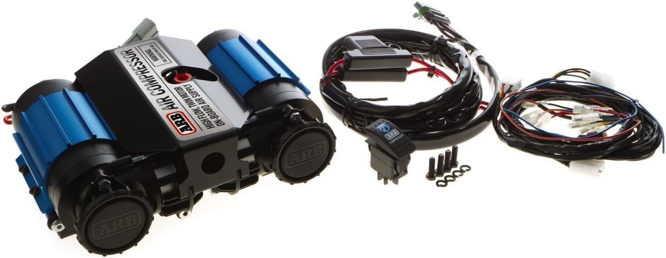 ARB CKSA12 Air Compressor Compact On-Board 12 Volts DC, Designed Exclusively for ARB Air Lockers Locking Differentials