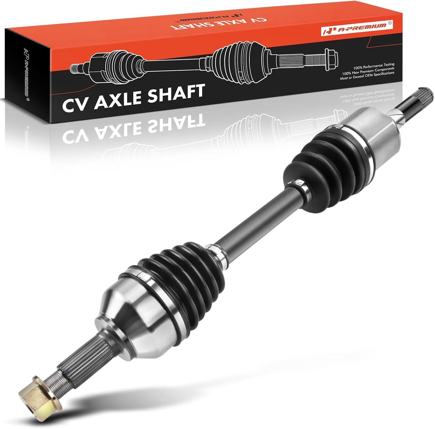 A-Premium Pair (2) Front CV Axle Shaft Assembly Compatible with Nissan Rogue 2008-2013 AWD, Rogue Select 2014-2015 AWD, All-Wheel Drive Only, Left and Right, Replace# 39101JG04C, 39100JM10A