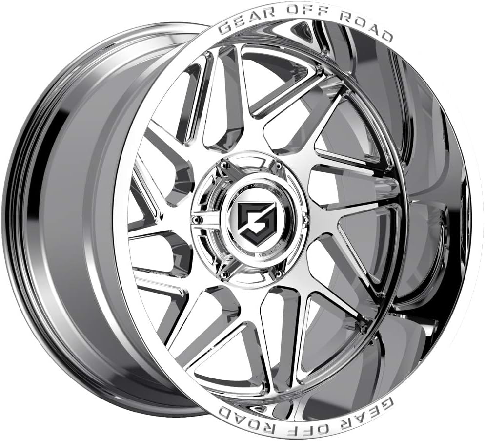 GEAR ALLOY 761C Ratio Black Wheel with Chrome (18 x 9. inches /1 x, 1 mm Offset)