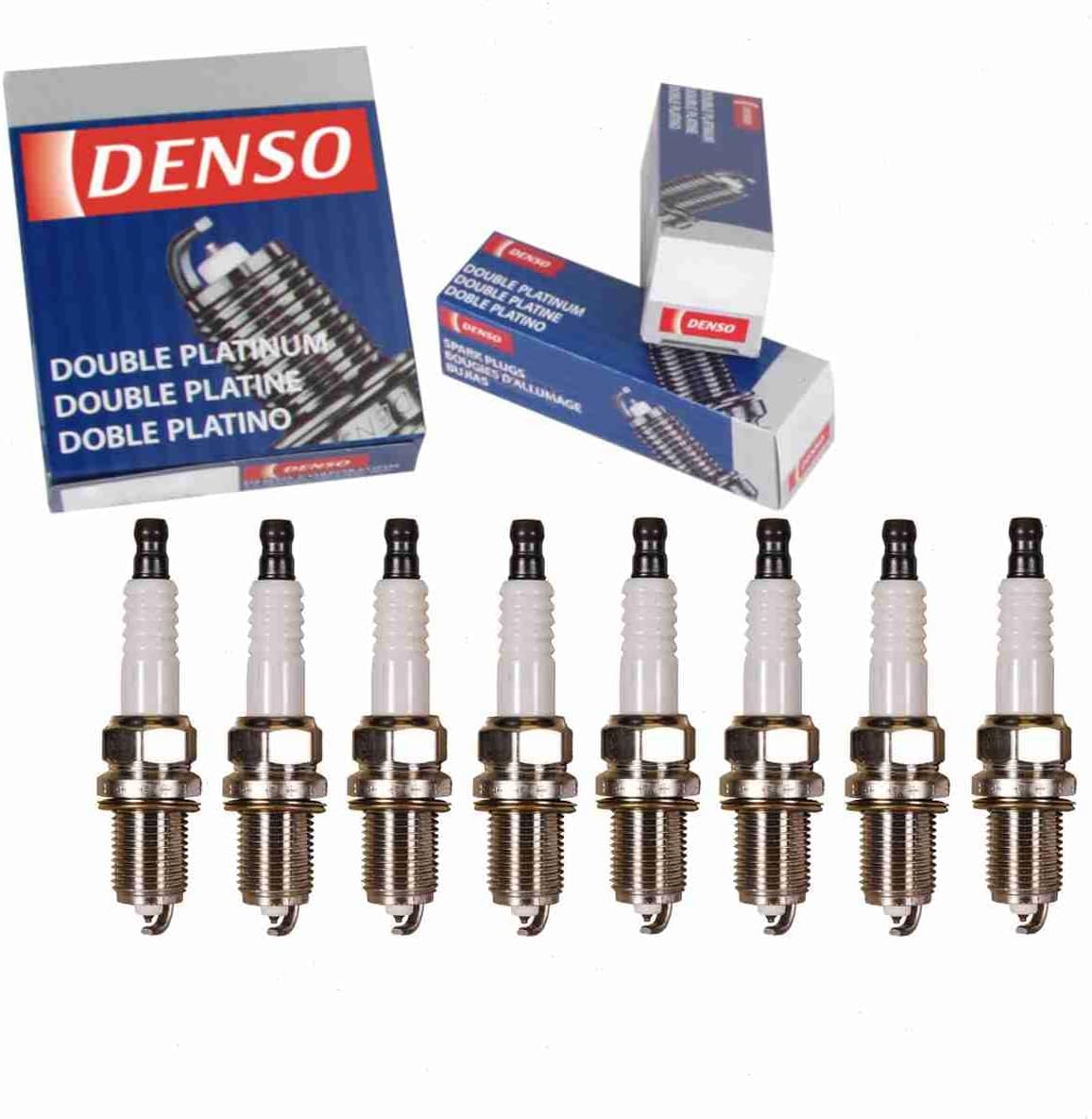 8 New DENSO Spark Plugs PK20R8 Double Platinum # 3127