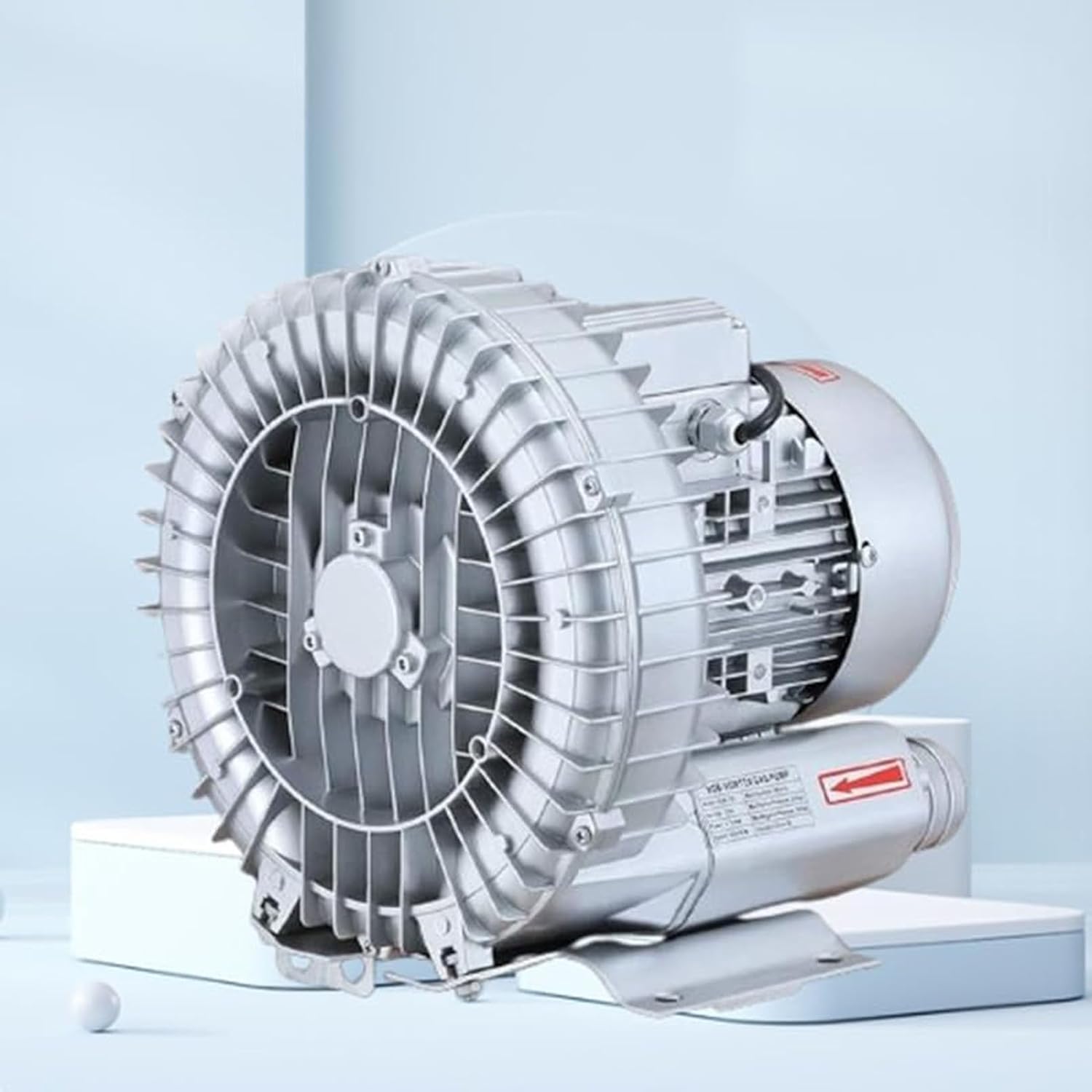 Regenerative Blower High Pressure Vortex Ring Blower Sewage Aeration Vortex Blower Single Phase Turbine Blower Aquaculture Vortex Air Blower Pump,350W/0.47HP