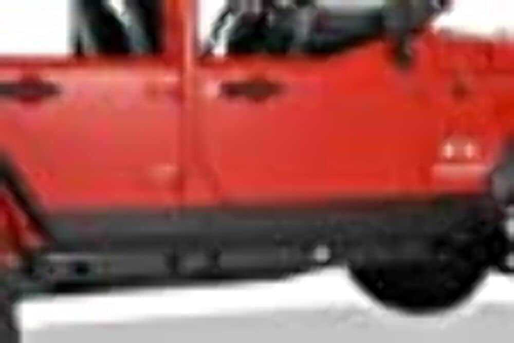 Warrior Products 921PC Powder Coated Finish Under Door Side Plate for Jeep JK 07-10