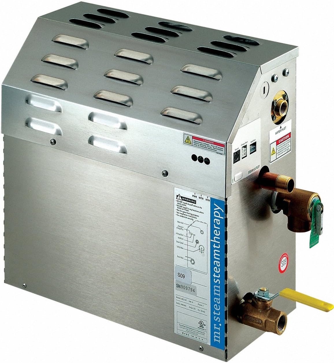 Mr. Steam Ms400ec1x eTempo Ms400e 9 Kw 240v 1ph Steambbath Generator Only With Express Steam