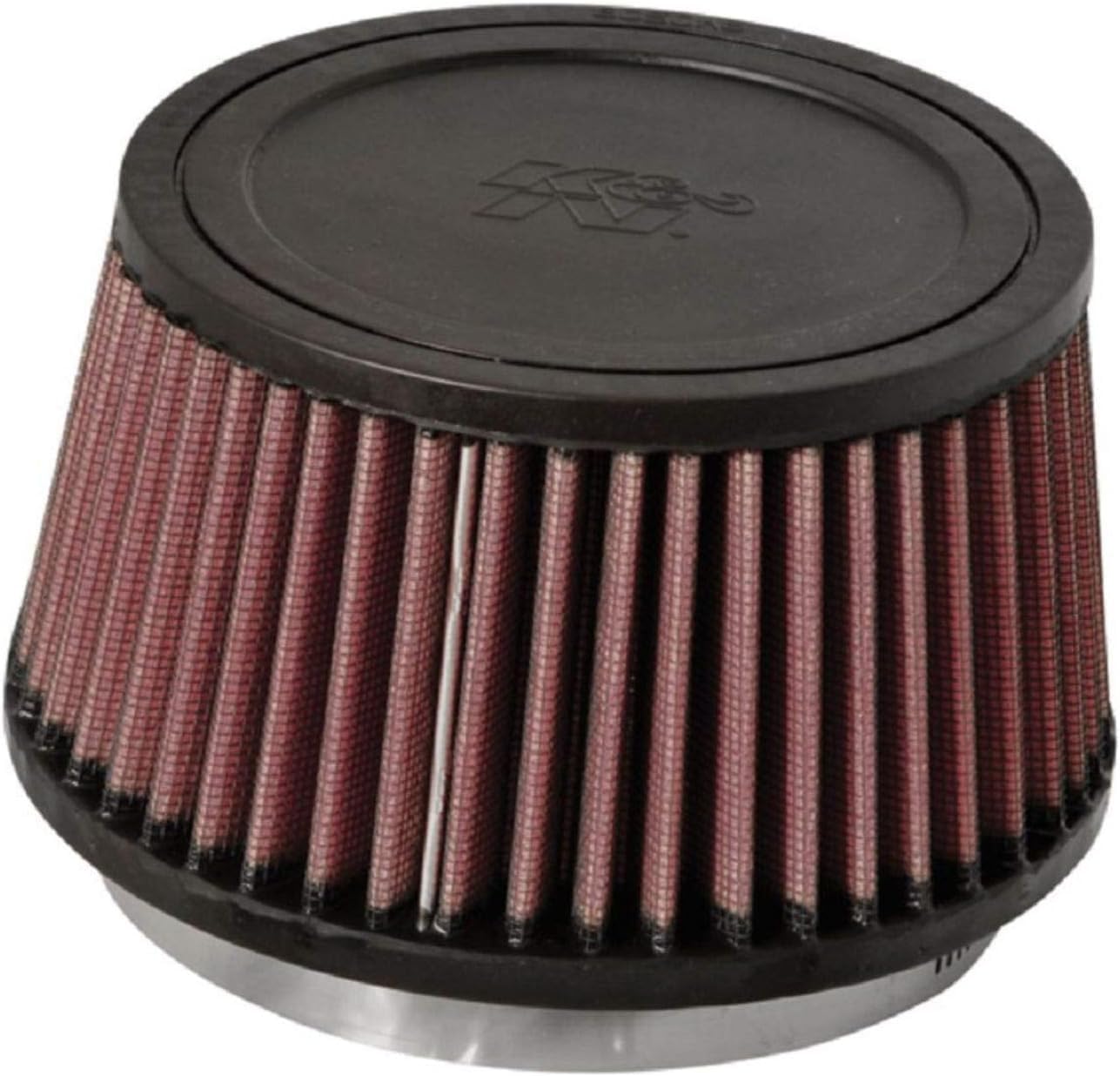 K&N High-Flow Original Lifetime Universal Clamp-On Air Filter: High Performance, Premium: Flange Diameter: 4.5 In, Filter Height: 3.25 In, Flange Length: 0.625 In, Shape: Round Tapered, RU-3110