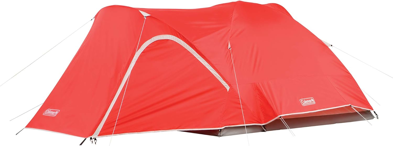 Coleman Hooligan Backpacking Tent , Red, 4-Person