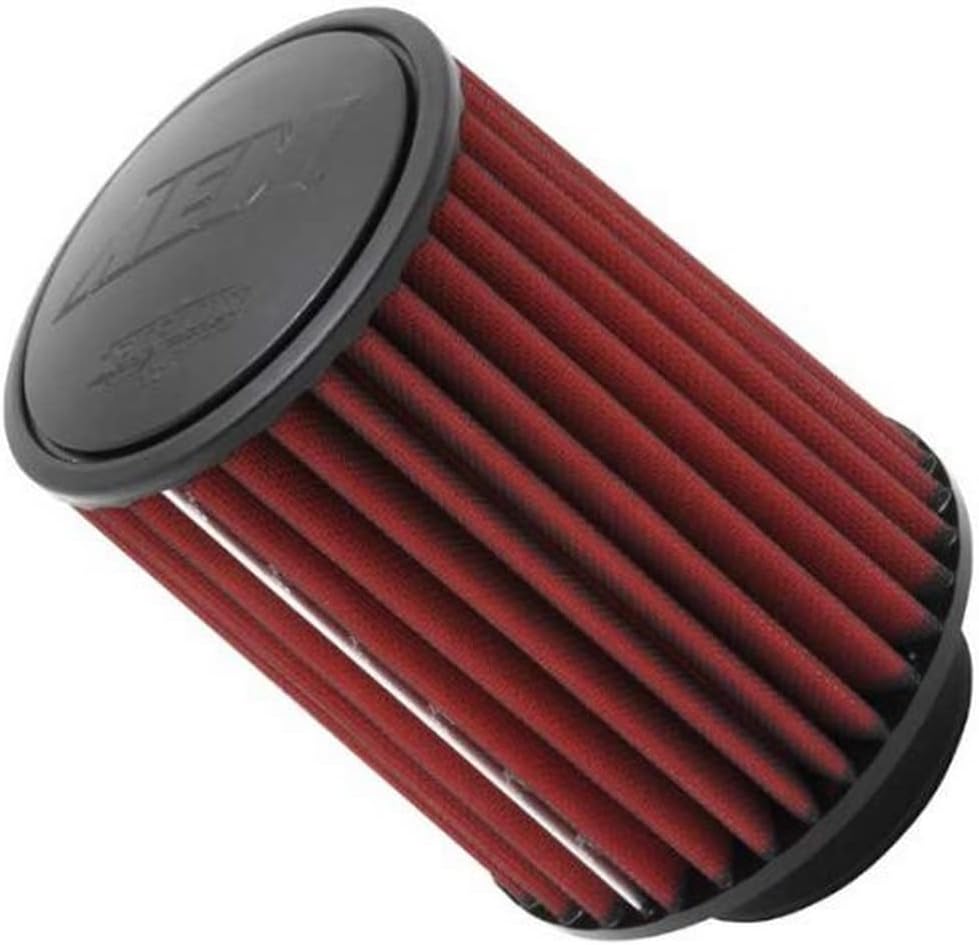 AEM 21-2047DK Universal DryFlow Clamp-On Air Filter: Round Tapered; 3.5 in (89 mm) Flange ID; 7 in (178 mm) Height; 5.25 in (133 mm) Base; 4.75 in (121 mm) Top