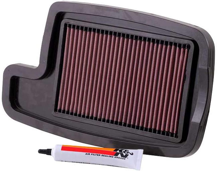 K&N AC-4004 Arctic Cat High Performance Replacement Air Filter,Black