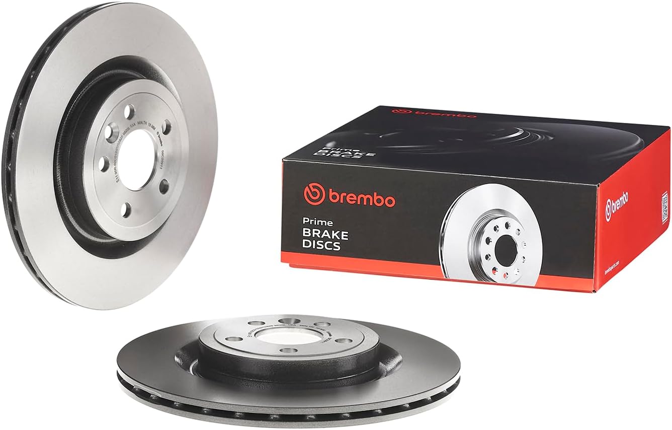 Brembo 09.C209.11 UV Coated Pillar Vented Brake Rotor JAGUAR/LAND ROVER OE# LR090699