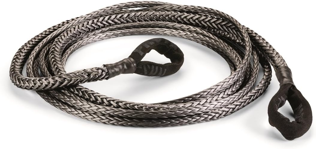 WARN 93122 Spydura Pro Synthetic Winch Cable Rope Extension with Loop Ends: 3/8