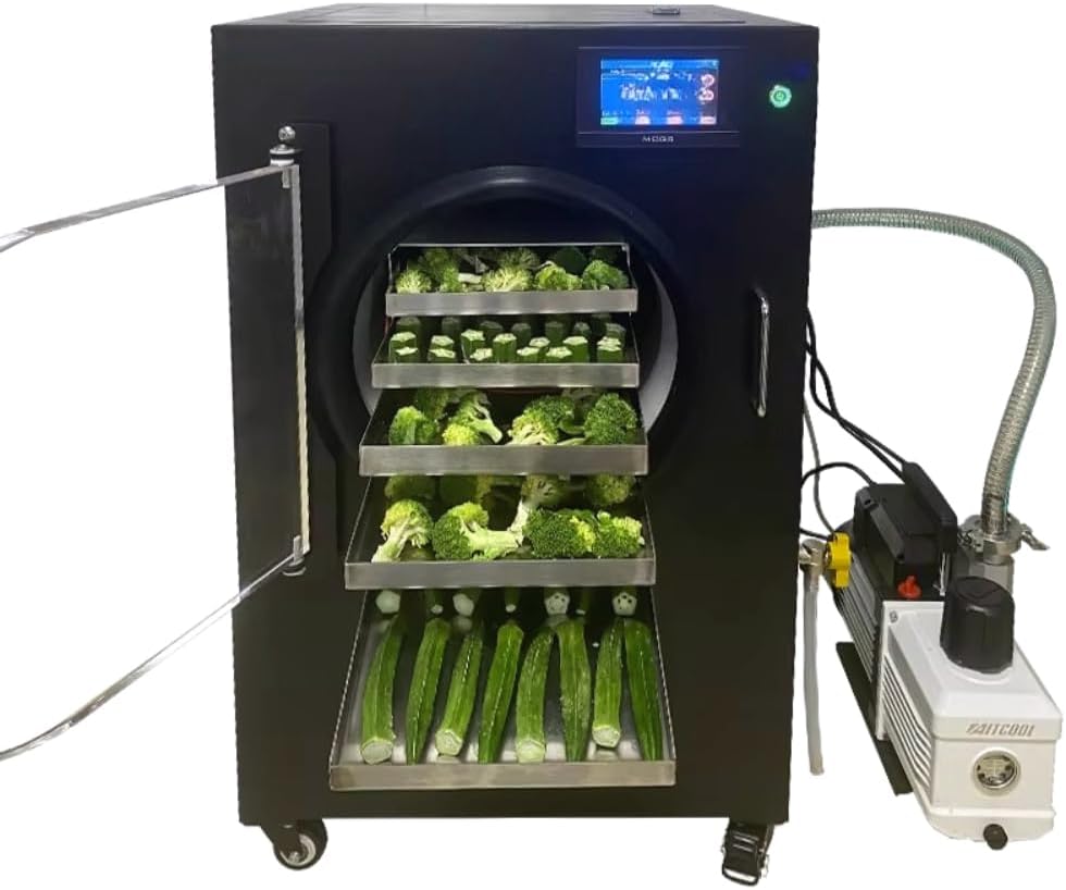 Compact Home WiFi Freeze Dryer - 12.1 lb Capacity, 4 Trays, All-Weather Food Storage, Perfect for Freeze-Drying Fruits, Meats, Vegetables & Snacks