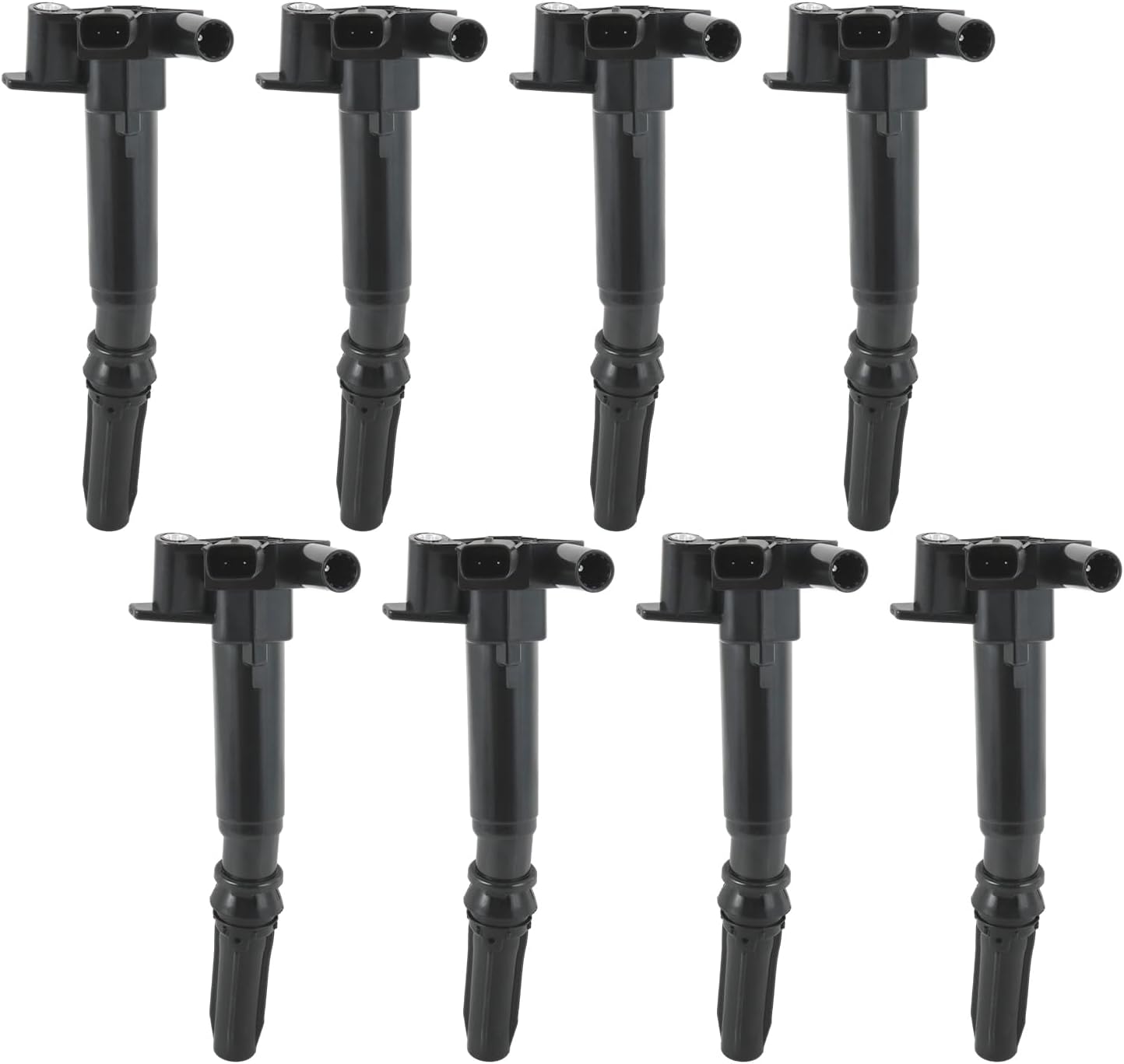 Set of 8 Ignition Coil Pack Compatible with Ford E-350 E-450 F-150 F-250 F-350 Super Duty Lobo V8 6.2L Replace# UF631, UF639, C1800, C1801, 610-00184R, 610-00185L