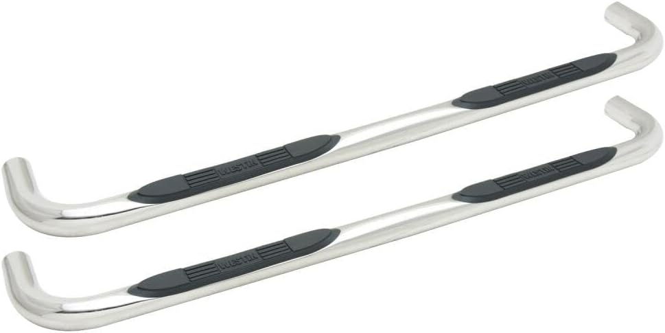 Westin 23-3000 E-Series 3 Round Nerf Bars fits 2000-2014 Tahoe 4Door 2000-2014 Yukon 4Door (Exc 2002-2010 Z71) Polished Pair