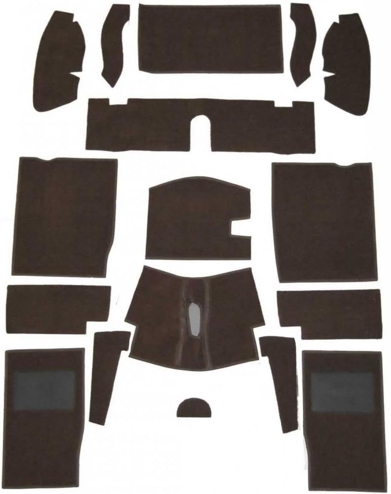 MG Midget 1275/1500 Complete Replacement Interior Carpet Kit -Black